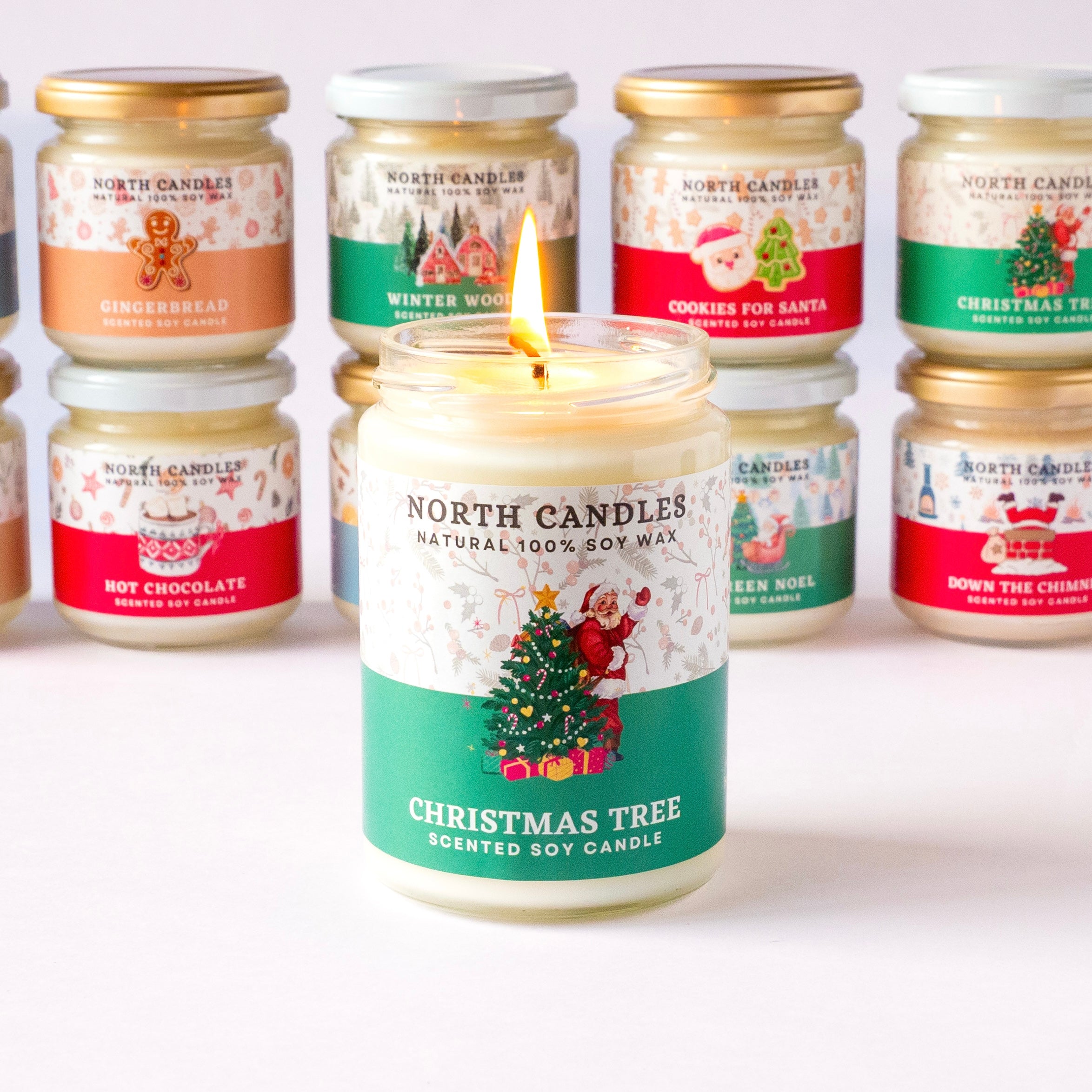 クリスマスツリーアロマソイキャンドル North Candles ノース