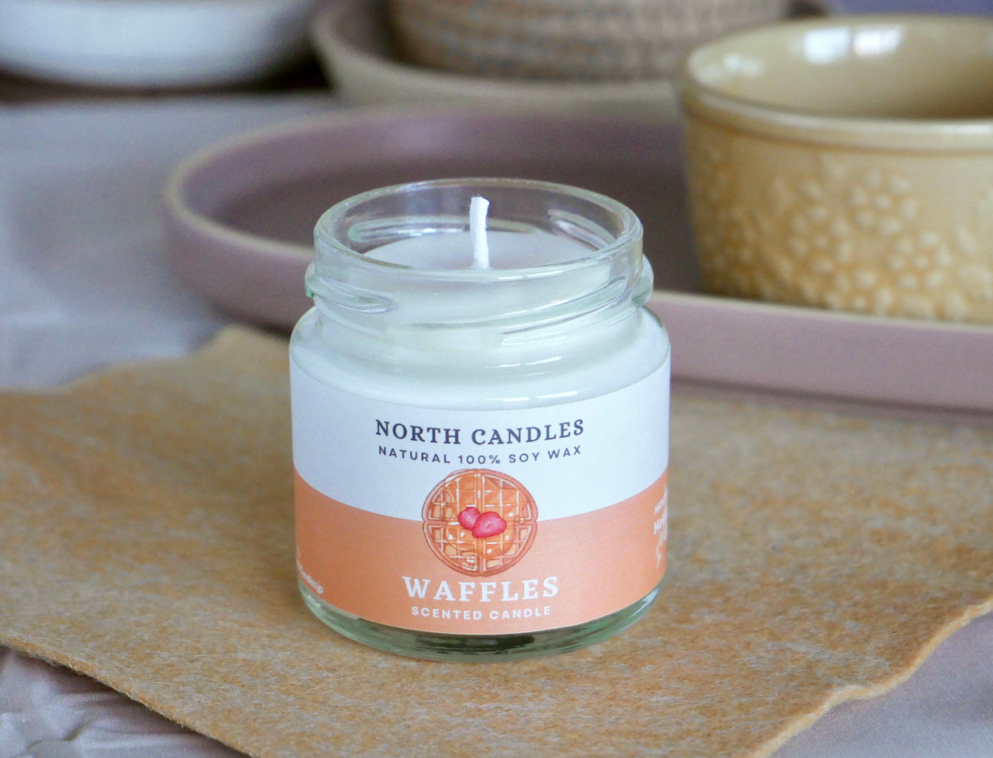 NEW - Waffles Scented Soy Candle