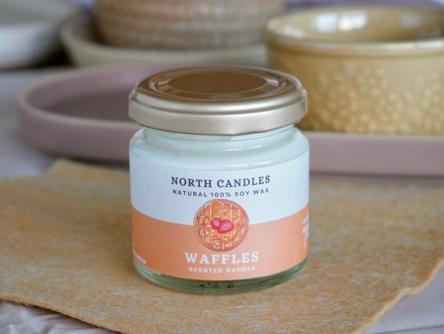 NEW - Waffles Scented Soy Candle