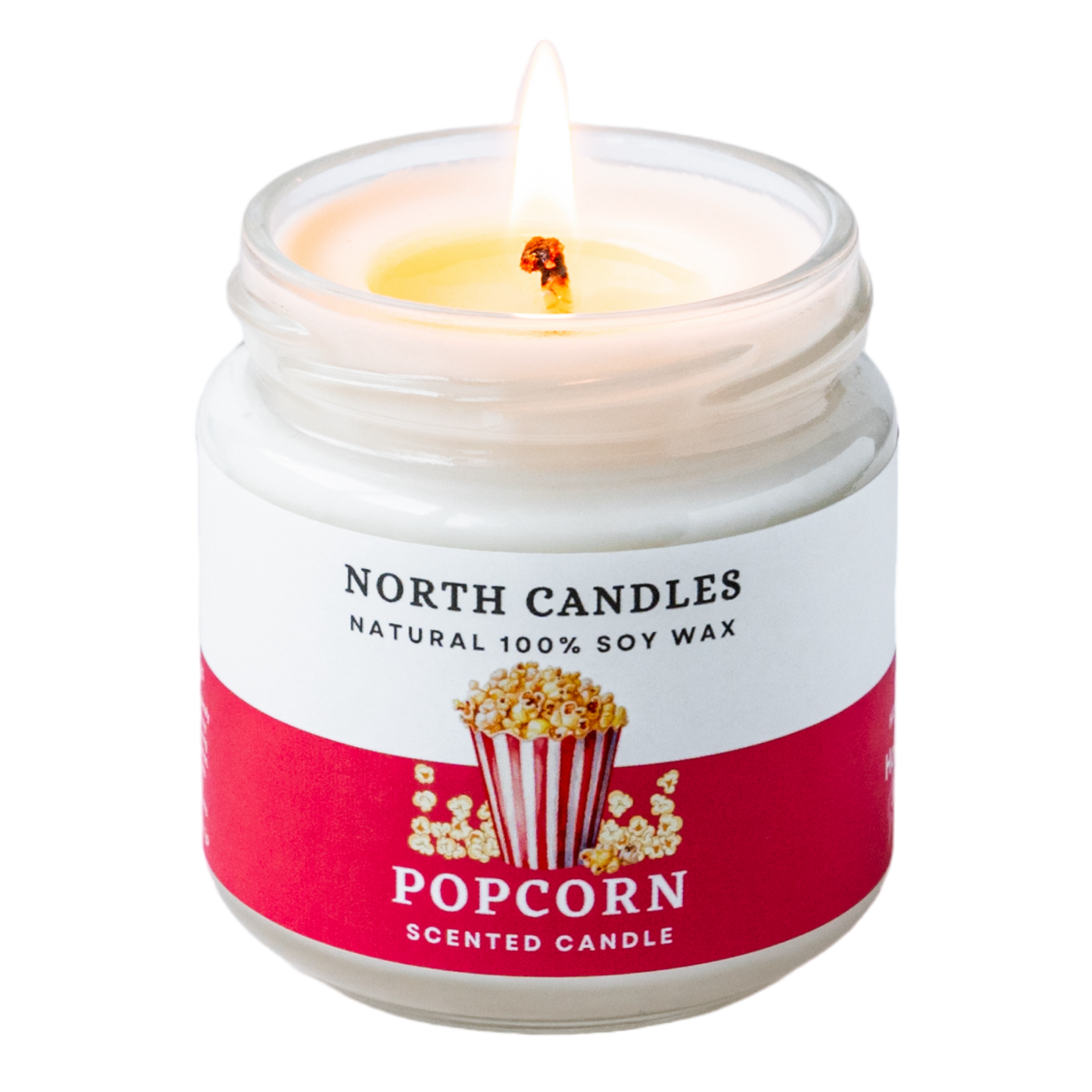 ポップコーン アロマソイキャンドル - ノースキャンドル North Candles