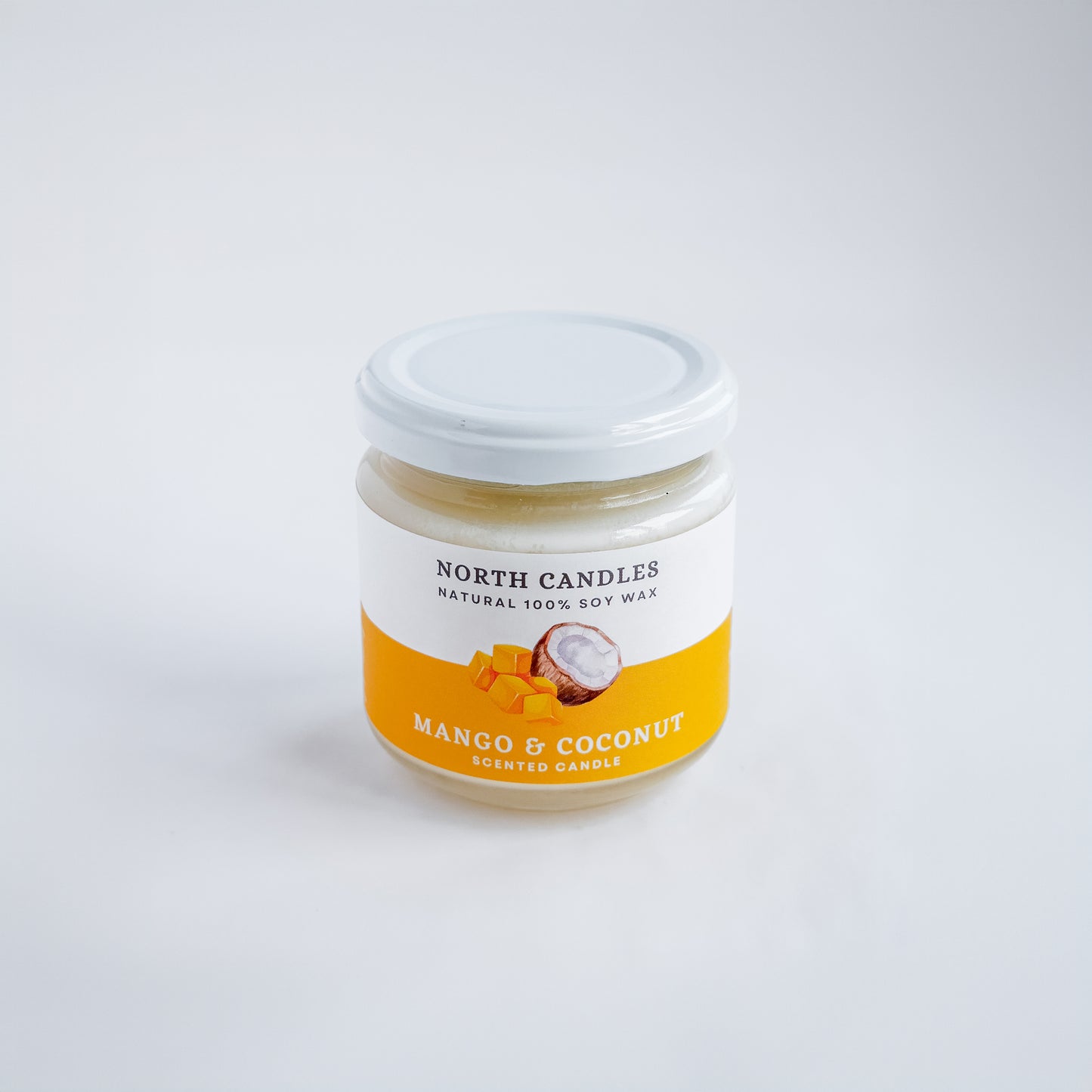 NEW - Mango & Coconut Scented Soy Candle