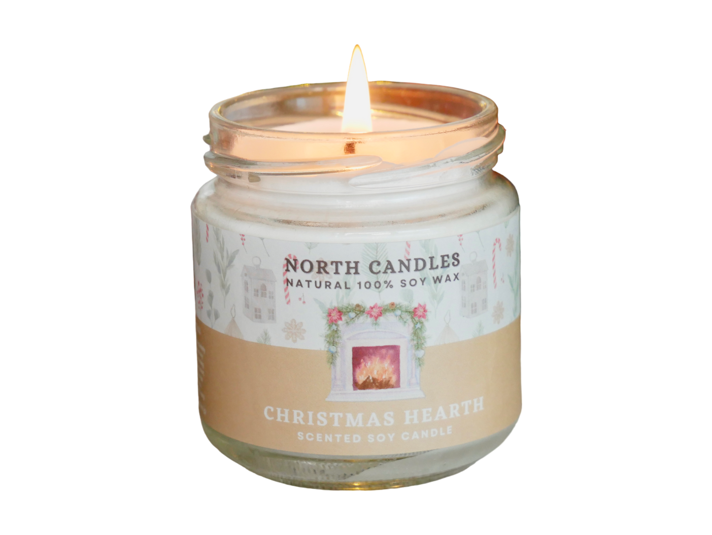 (Seasonal) Christmas Hearth Scented Soy Candle (SAVE 20% OFF!)