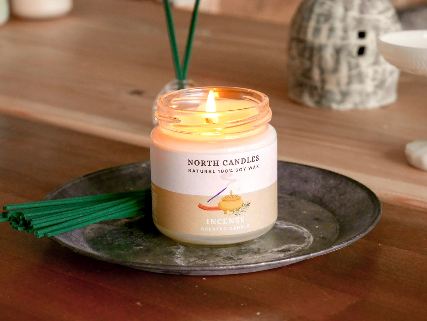 *NEW* Incense Scented Soy Candle