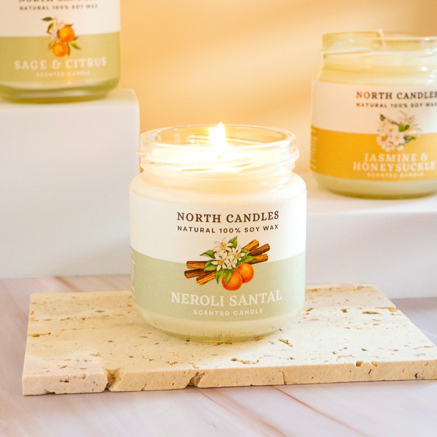 *NEW* Neroli Santal Scented Soy Candle