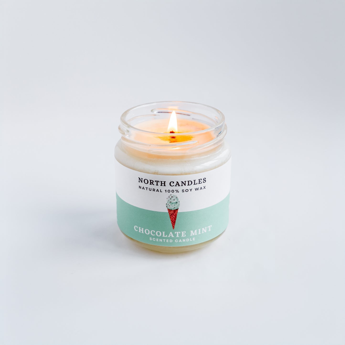 NEW - Chocolate Mint Scented Soy Candle