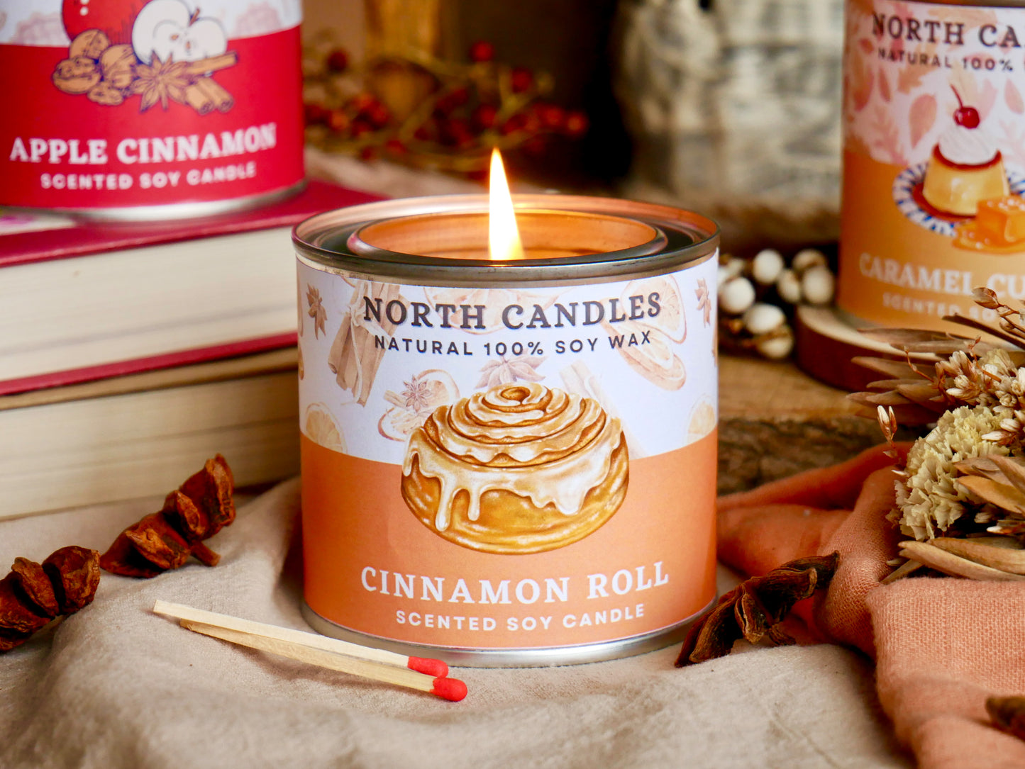 *Almost Gone* Cinnamon Roll Scented Candle (SAVE 20% SALE)