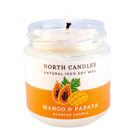 *NEW* Mango & Papaya Scented Soy Candle