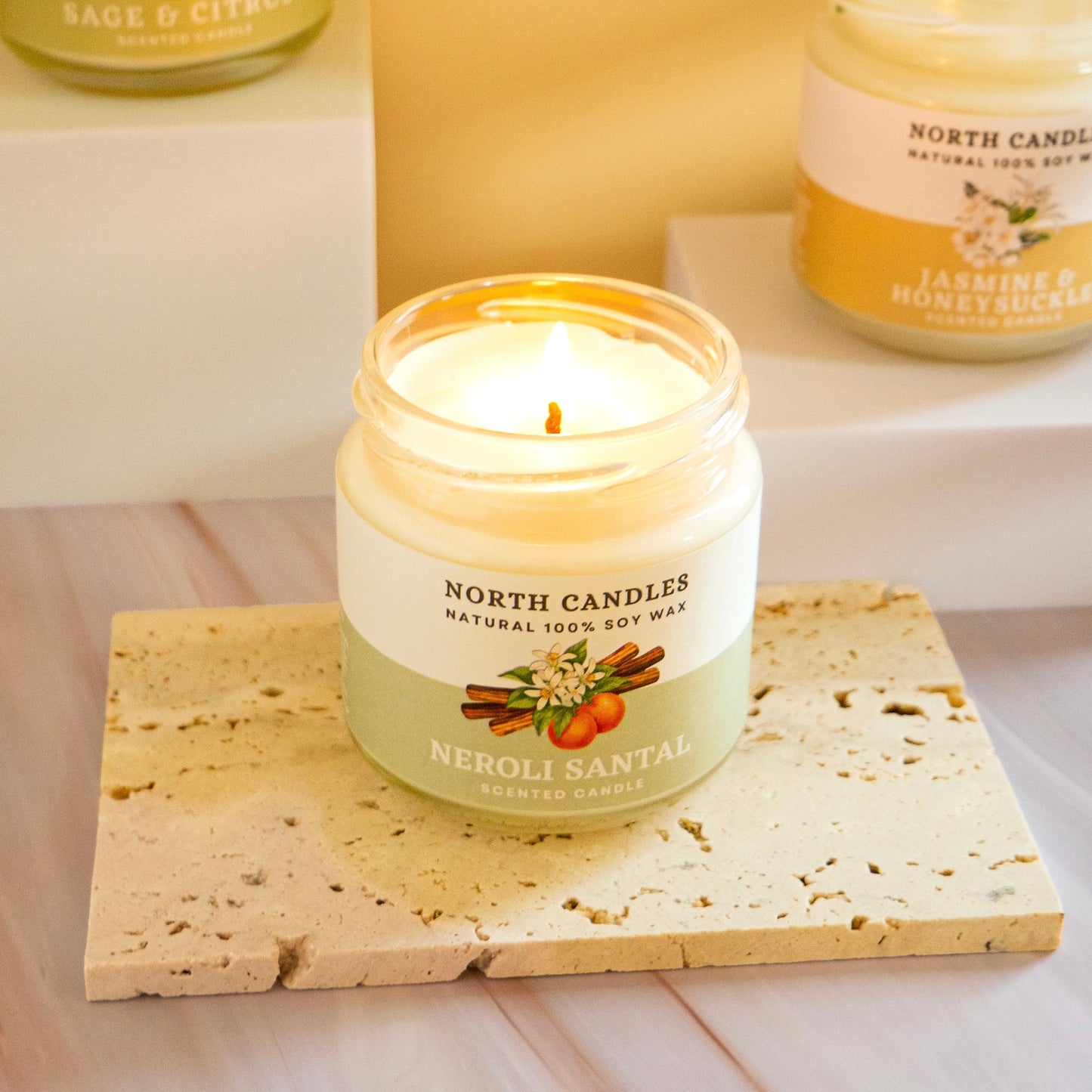 *NEW* Neroli Santal Scented Soy Candle