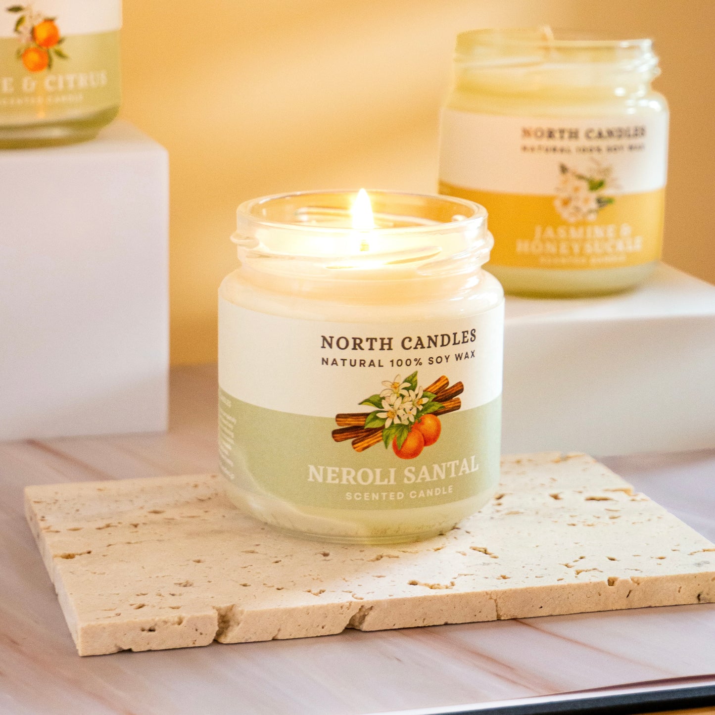 *NEW* Neroli Santal Scented Soy Candle