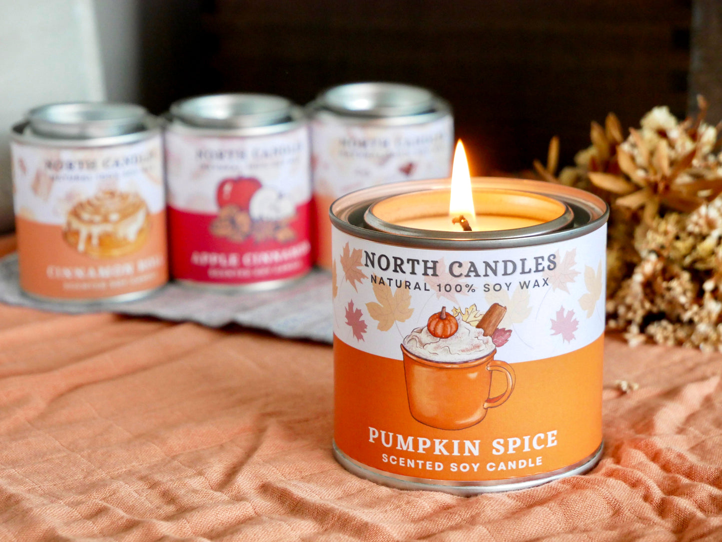 (Seasonal) Fall Scented Candle Set (SAVE 30-35%)