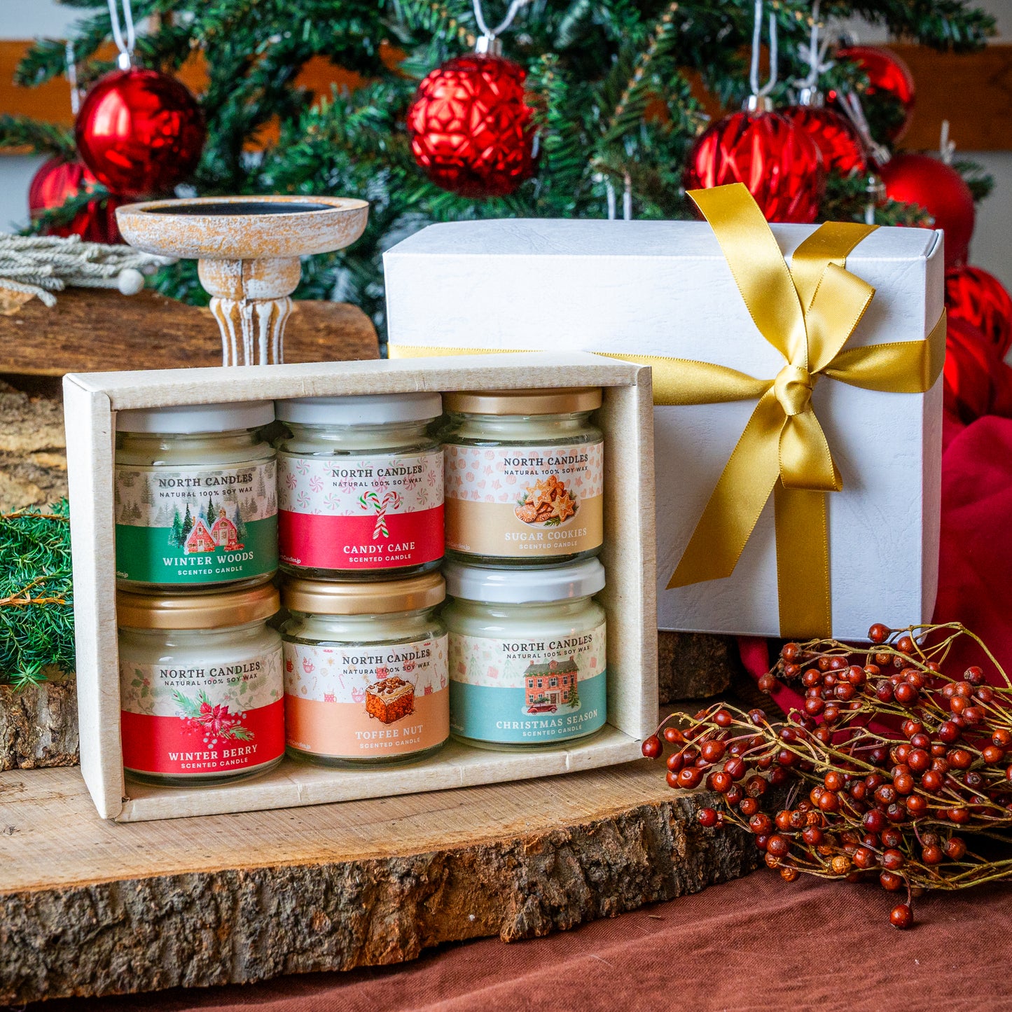 Seasonal Christmas 6 x Candle Set (SAVE 25-35% OFF!)