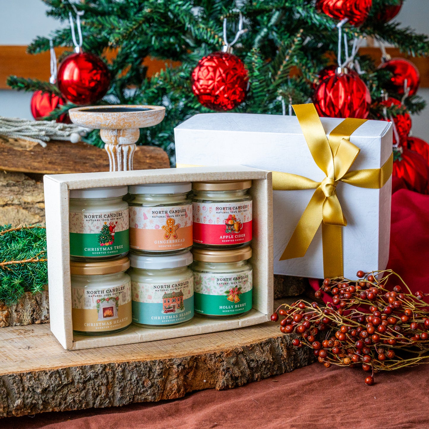 Seasonal Christmas 6 x Candle Set (SAVE 25-35% OFF!)