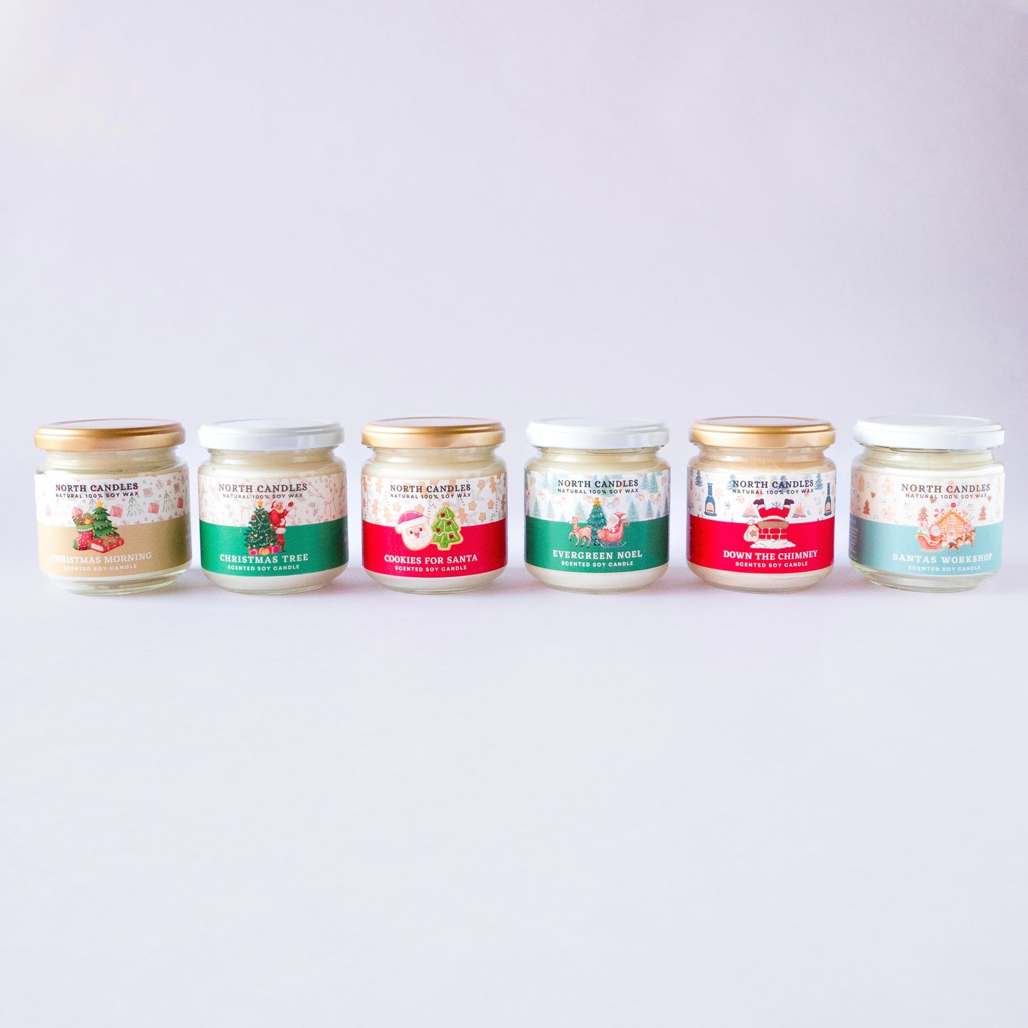 【季節限定】6 x クリスマスキャンドルお得セット (SAVE 26-40%)