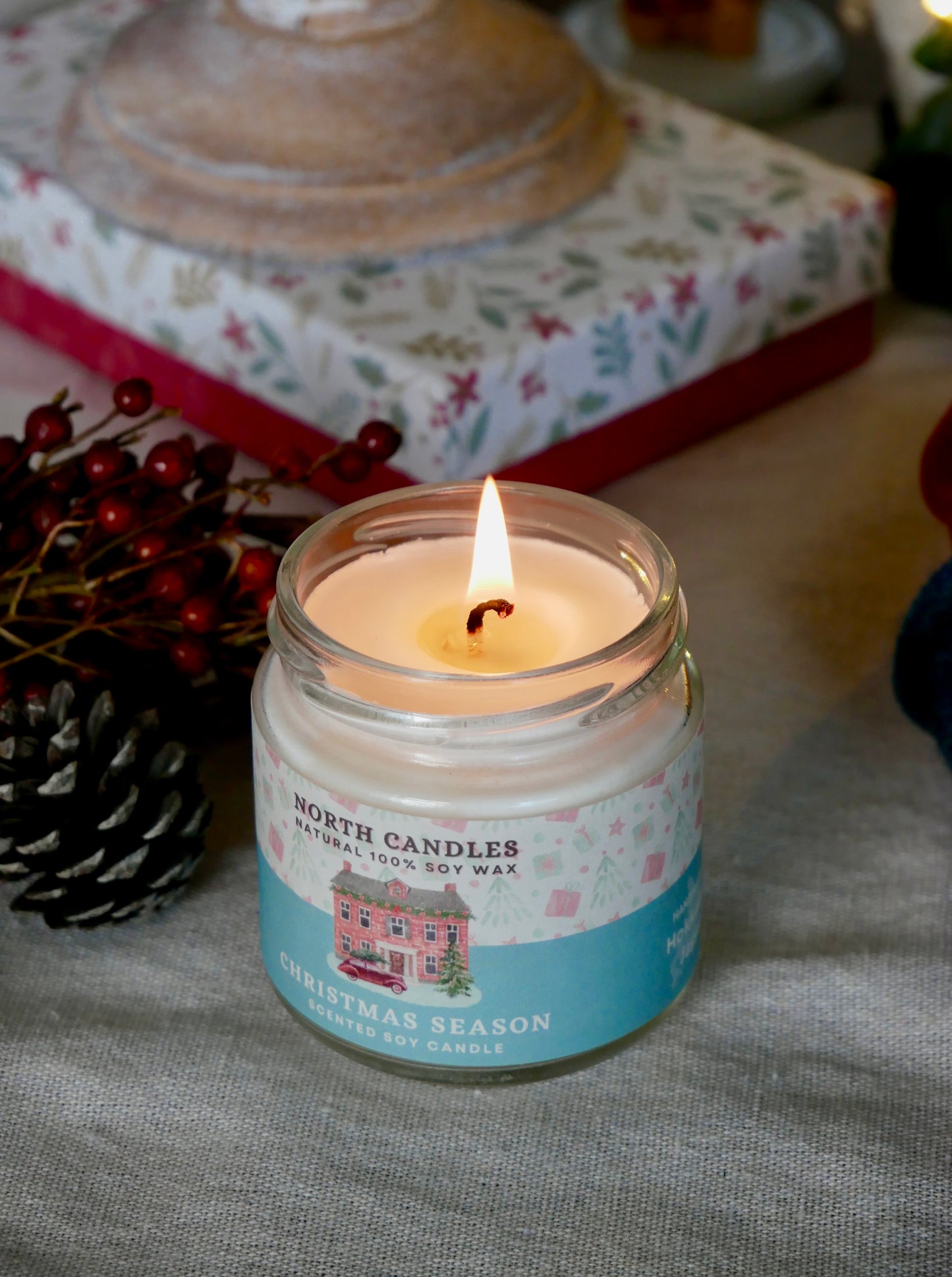 (Seasonal) Christmas Season Scented Soy Candle (SAVE 20% OFF!)