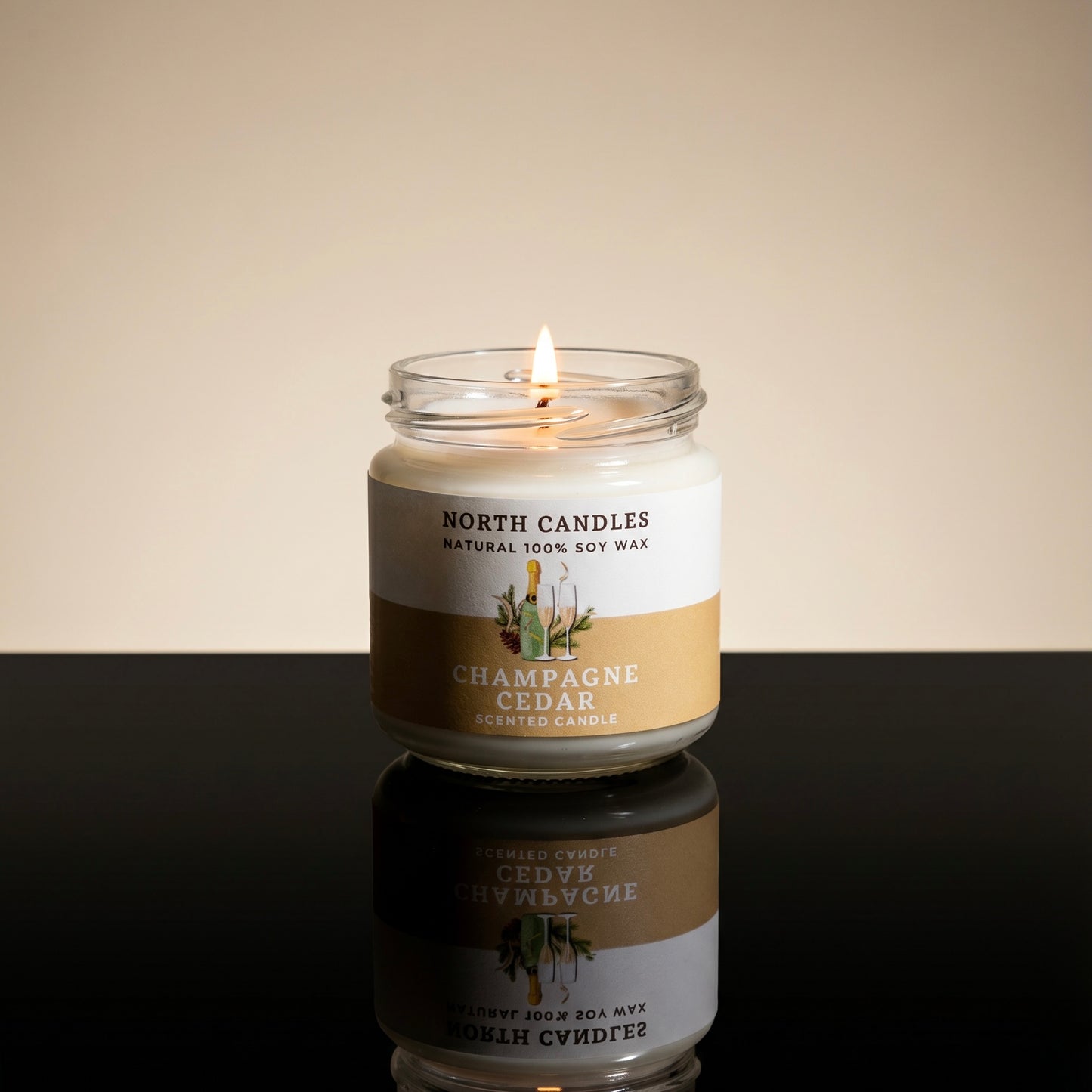 *NEW* Champagne Cider Scented Soy Candle