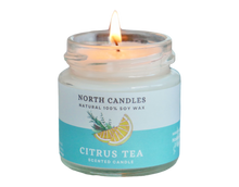 Load image into Gallery viewer, Citrus Tea Scented Soy Candle