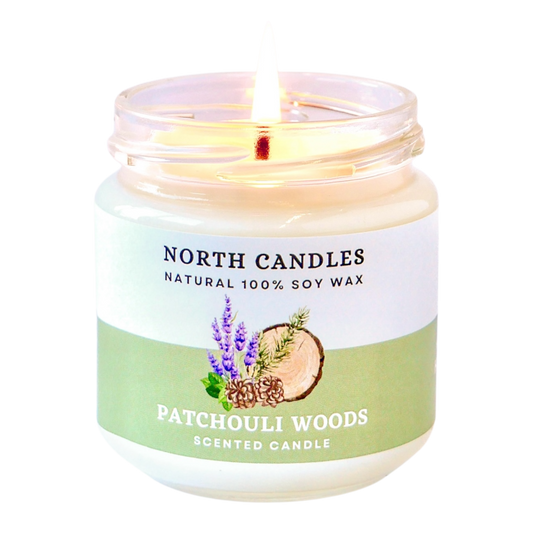 *NEW* Patchouli Woods Scented Soy Candle