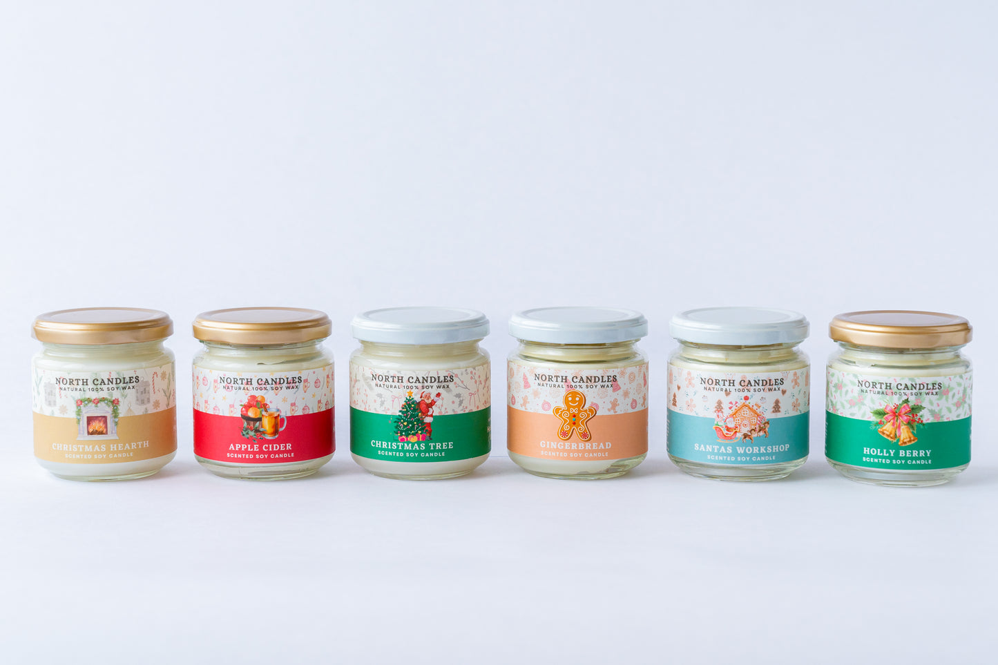 Seasonal Christmas 6 x Candle Set (SAVE 25-35% OFF!)