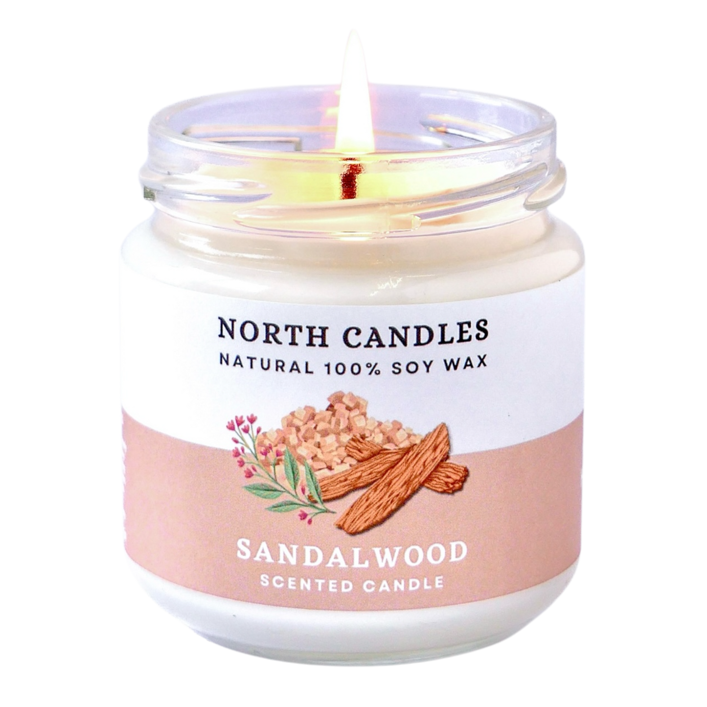 *NEW* Sandalwood Scented Soy Candle