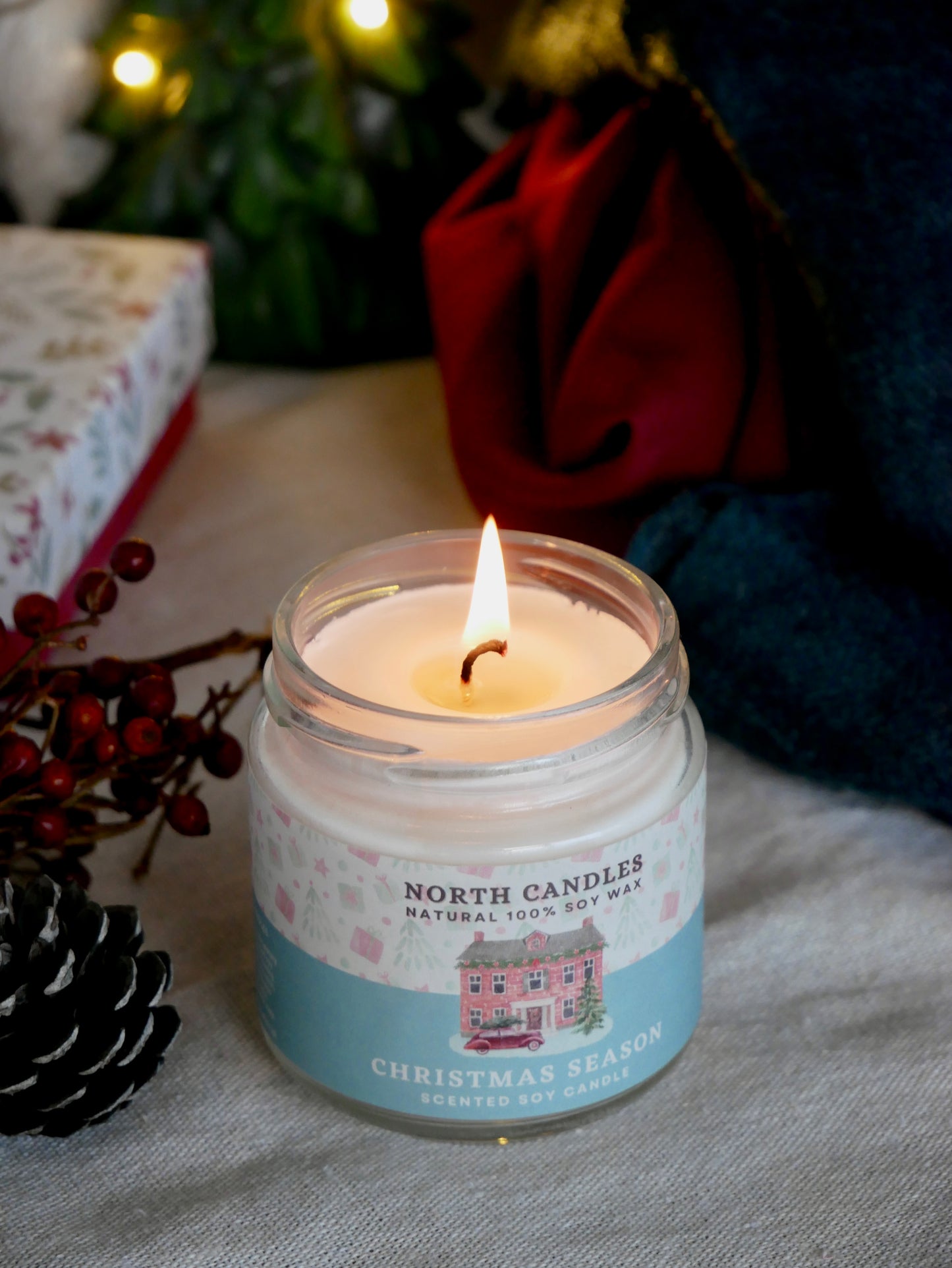 (Seasonal) Christmas Season Scented Soy Candle (SAVE 20% OFF!)