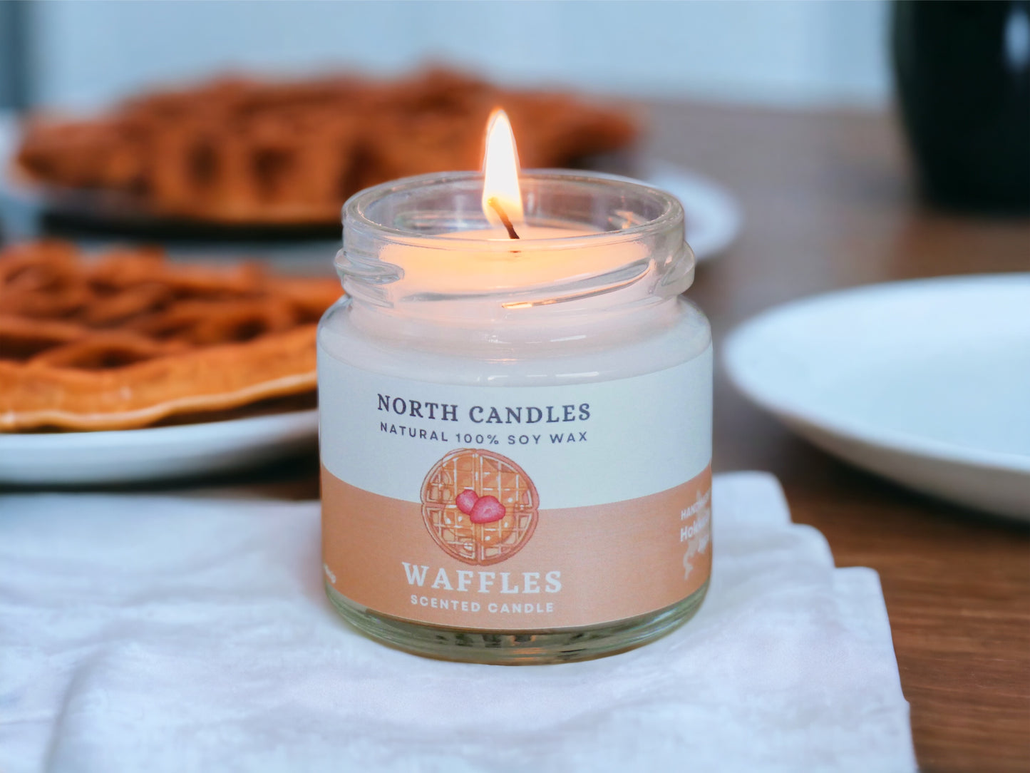 NEW - Waffles Scented Soy Candle