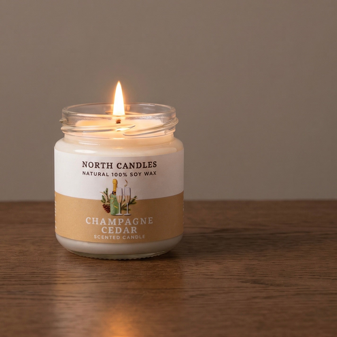 *NEW* Champagne Cider Scented Soy Candle
