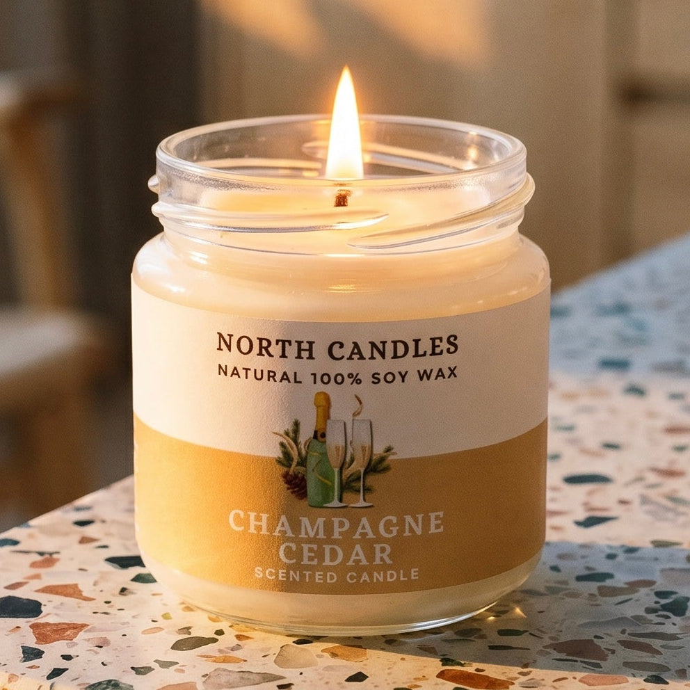 *NEW* Champagne Cider Scented Soy Candle