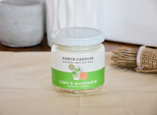 Load image into Gallery viewer, NEW - Lime &amp; Mandarin Scented Soy Candle