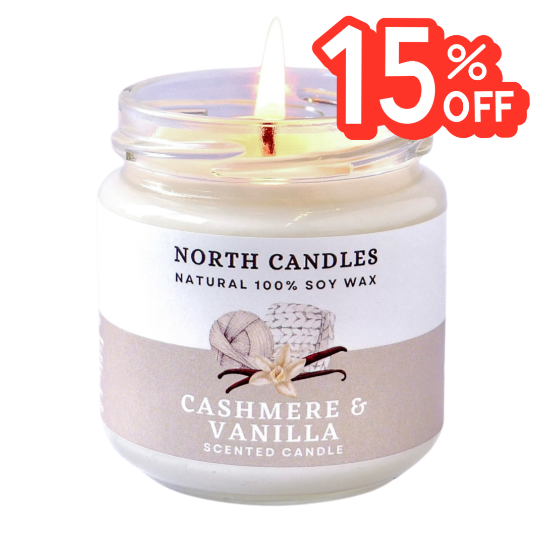 *NEW* Vanilla & Cashmere Scented Soy Candle