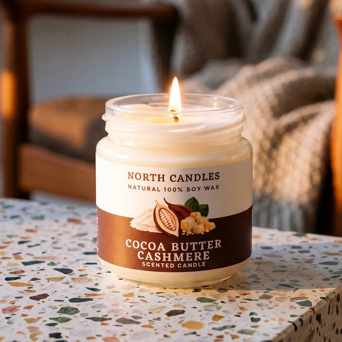 *NEW* Cocoa Butter Cashmere Scented Soy Candle