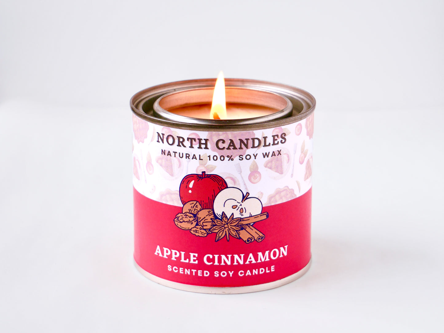 Apple Cinnamon Scented Candle