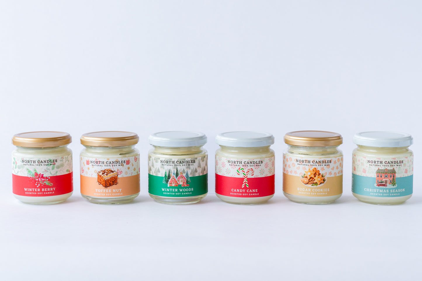 Seasonal Christmas 6 x Candle Set (SAVE 25-35% OFF!)