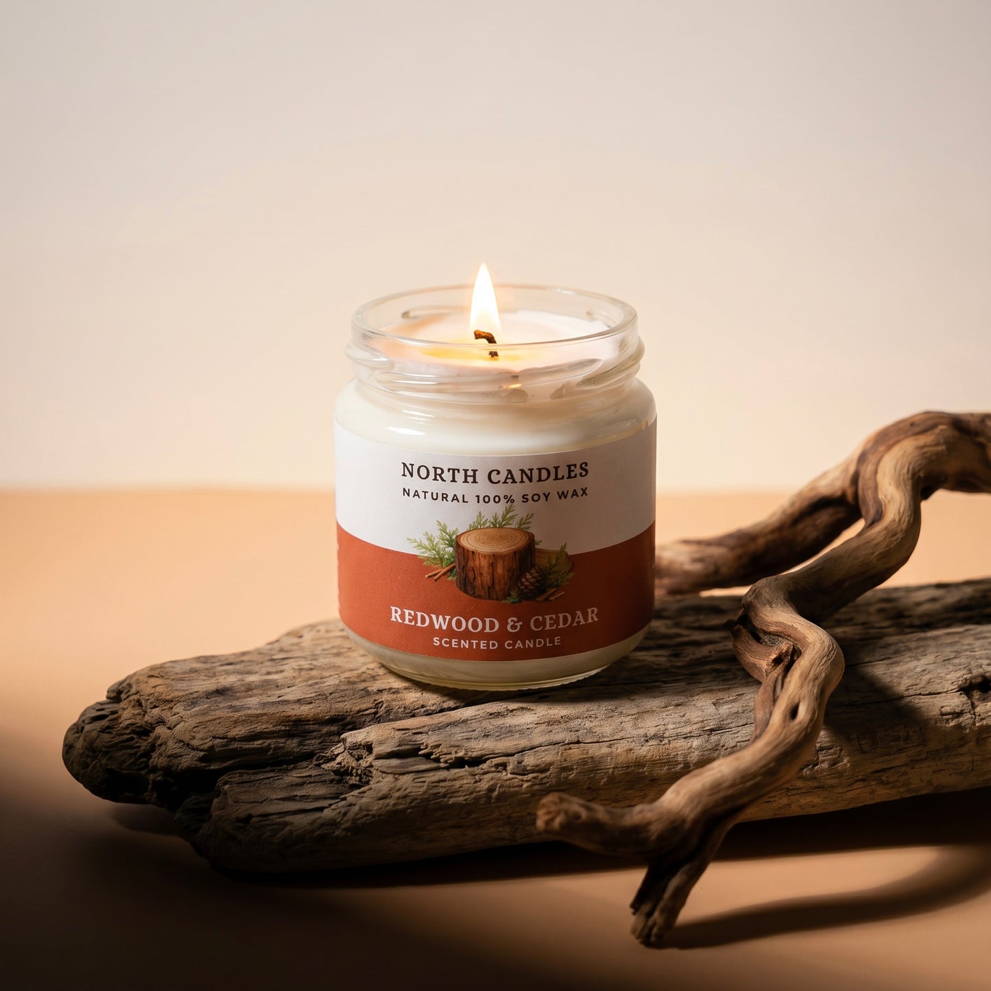 *NEW* Redwood & Cedar Scented Soy Candle