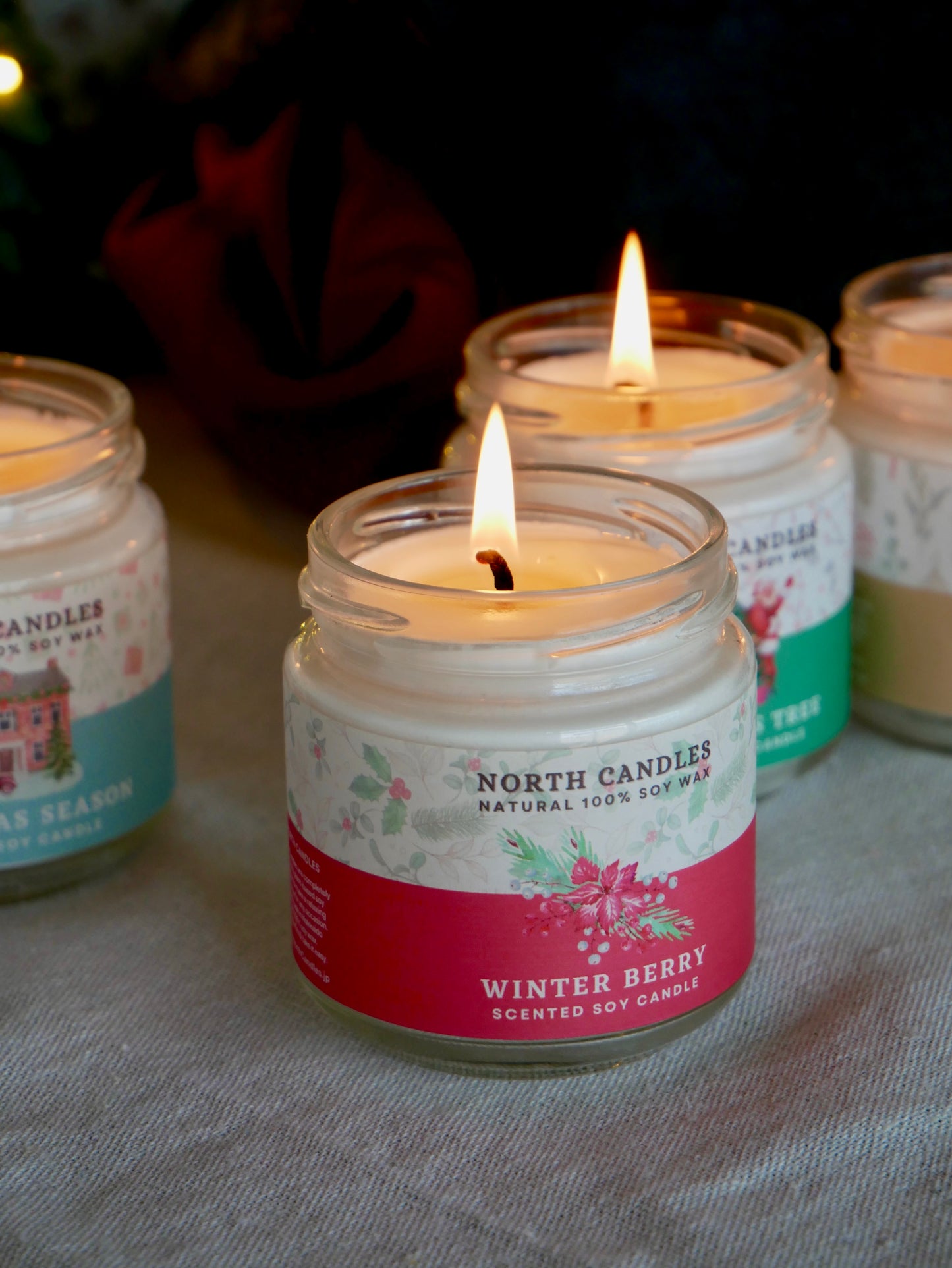 (Seasonal) Winter Berry Scented Soy Candle (SAVE 20% OFF!)