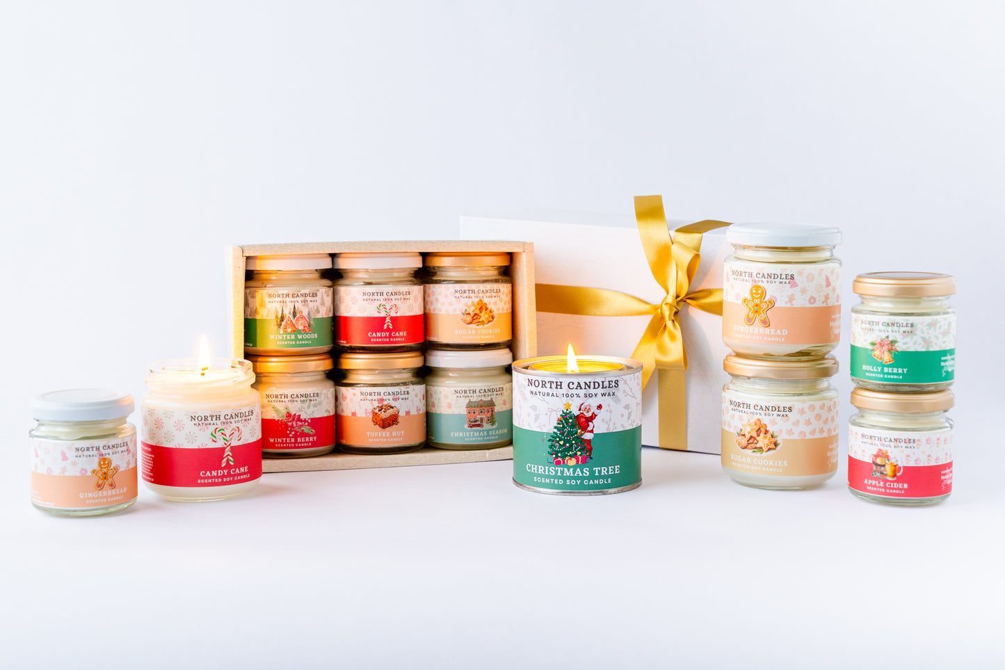 Seasonal Christmas 6 x Candle Set (SAVE 25-35% OFF!)