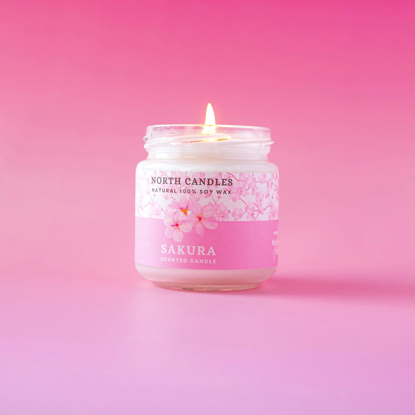 季節限定　さくら ビンキャンドル