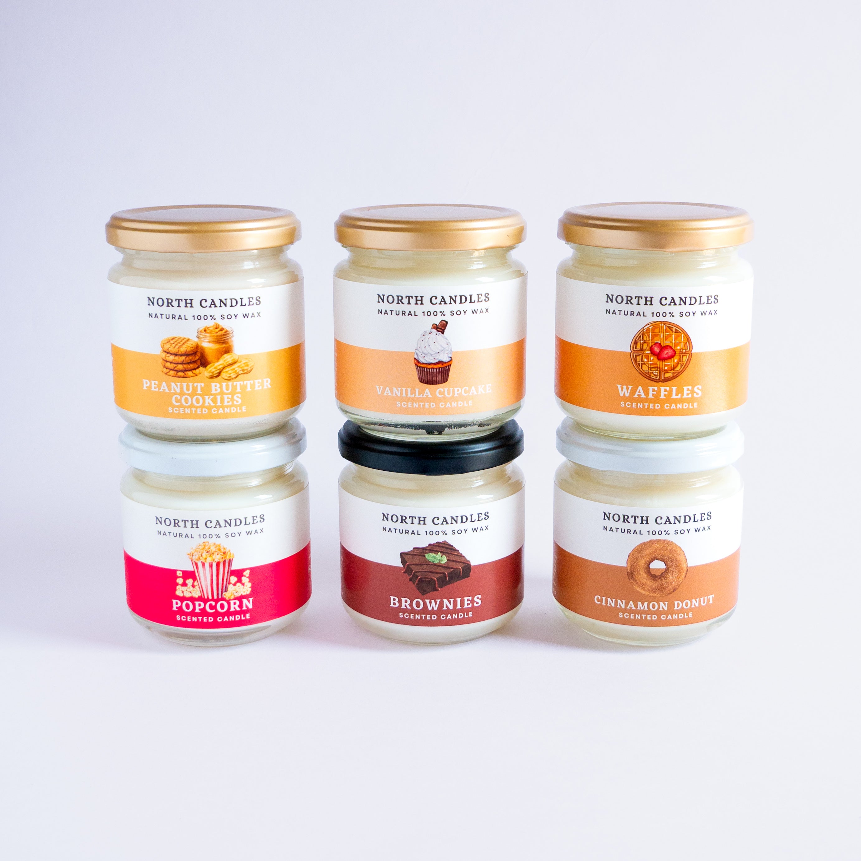 美味しそうアロマキャンドルセット (SAVE 15-20%) North Candles