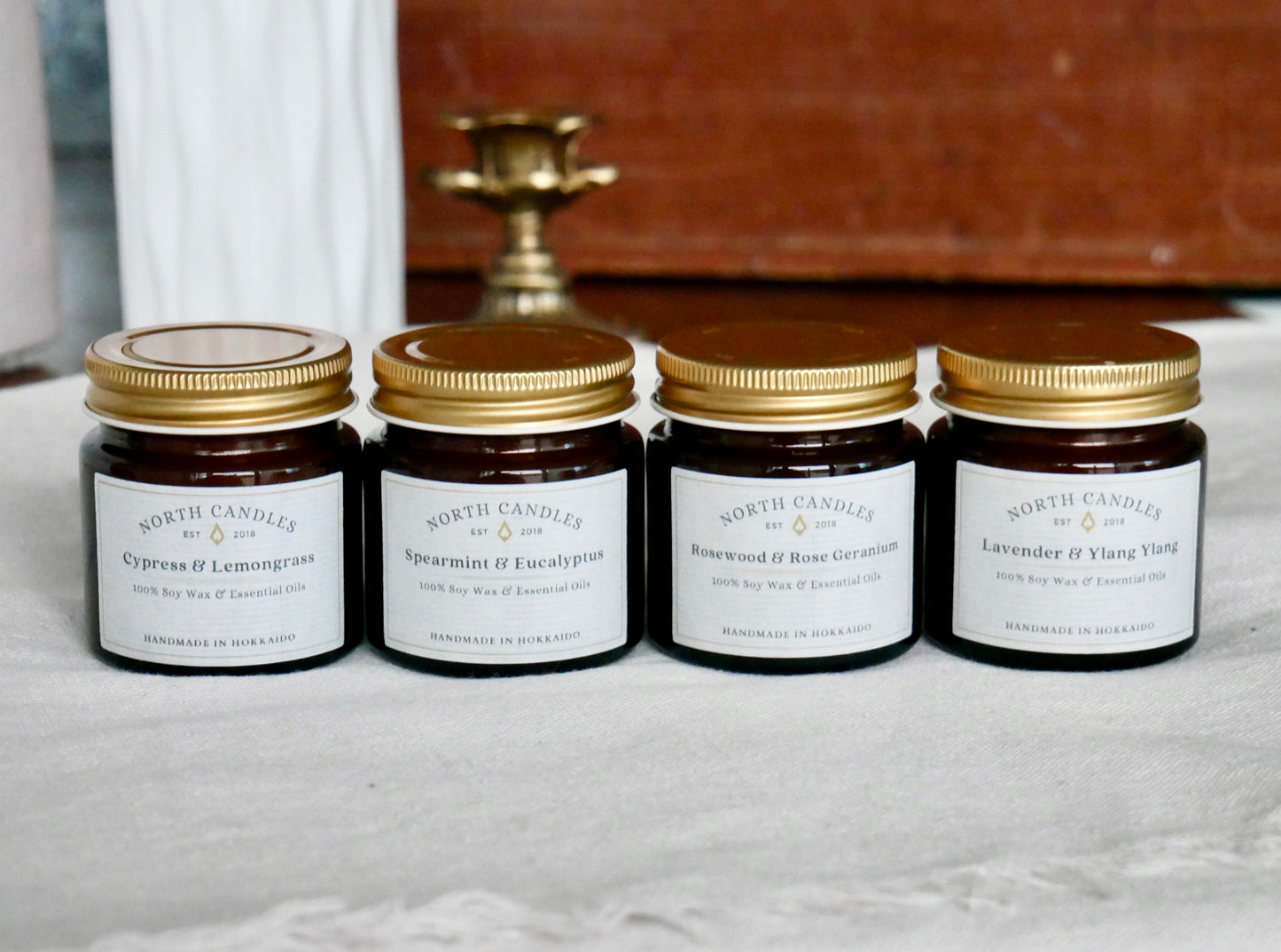 *NEW BLENDS* 4 Pack - Essential Oil Scented Soy Candle (Save 15%)