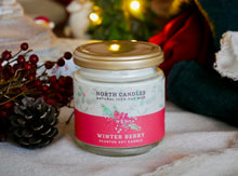 Load image into Gallery viewer, (Seasonal) Winter Berry Scented Soy Candle
