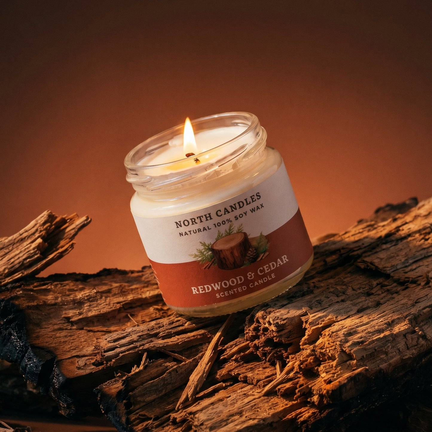 *NEW* Redwood & Cedar Scented Soy Candle