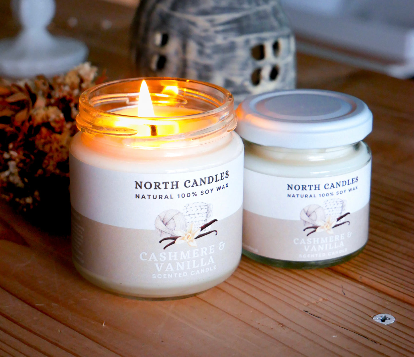 *NEW* Vanilla & Cashmere Scented Soy Candle