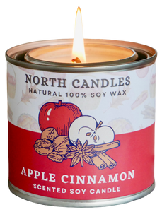 15% OFF! (Seasonal) Apple Cinnamon Scented Candle