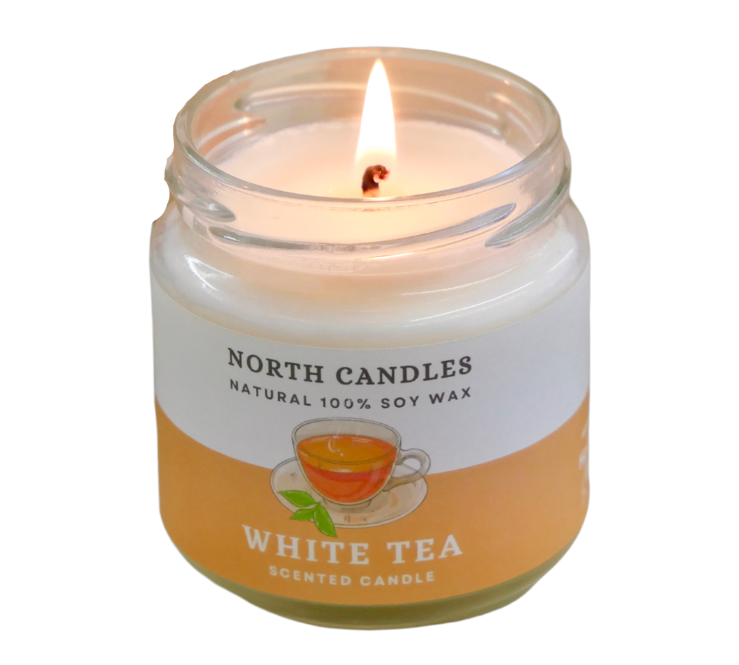 White Tea Scented Soy Candle