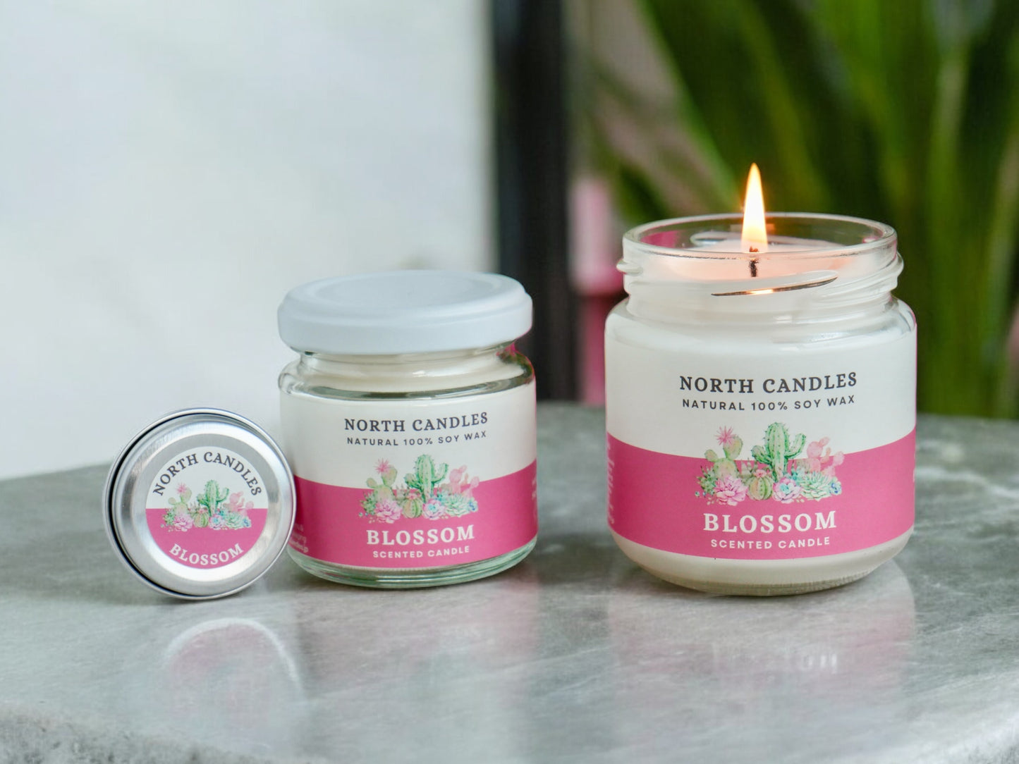 Blossom Scented Soy Candle