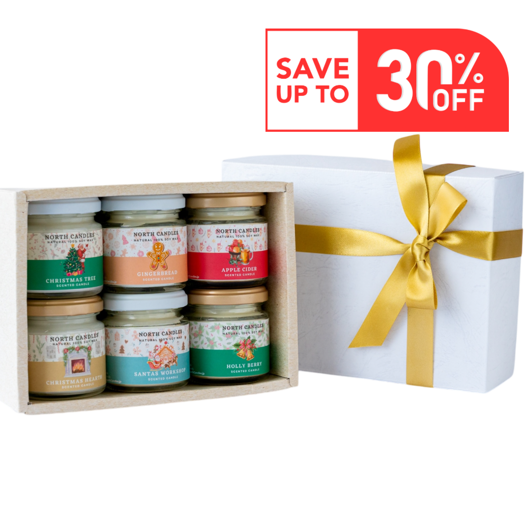 Seasonal Christmas 6 x Candle Set (SAVE 25-35% OFF!)