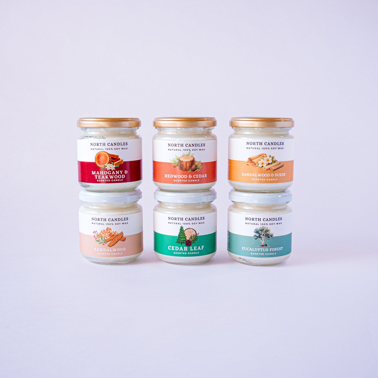 NEW ウォーム＆ウッディキャンドル 6 x お得セット (SAVE 25-30%)