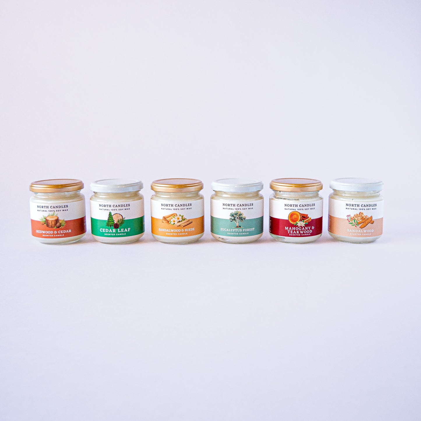 NEW ウォーム＆ウッディキャンドル 6 x お得セット (SAVE 25-30%)