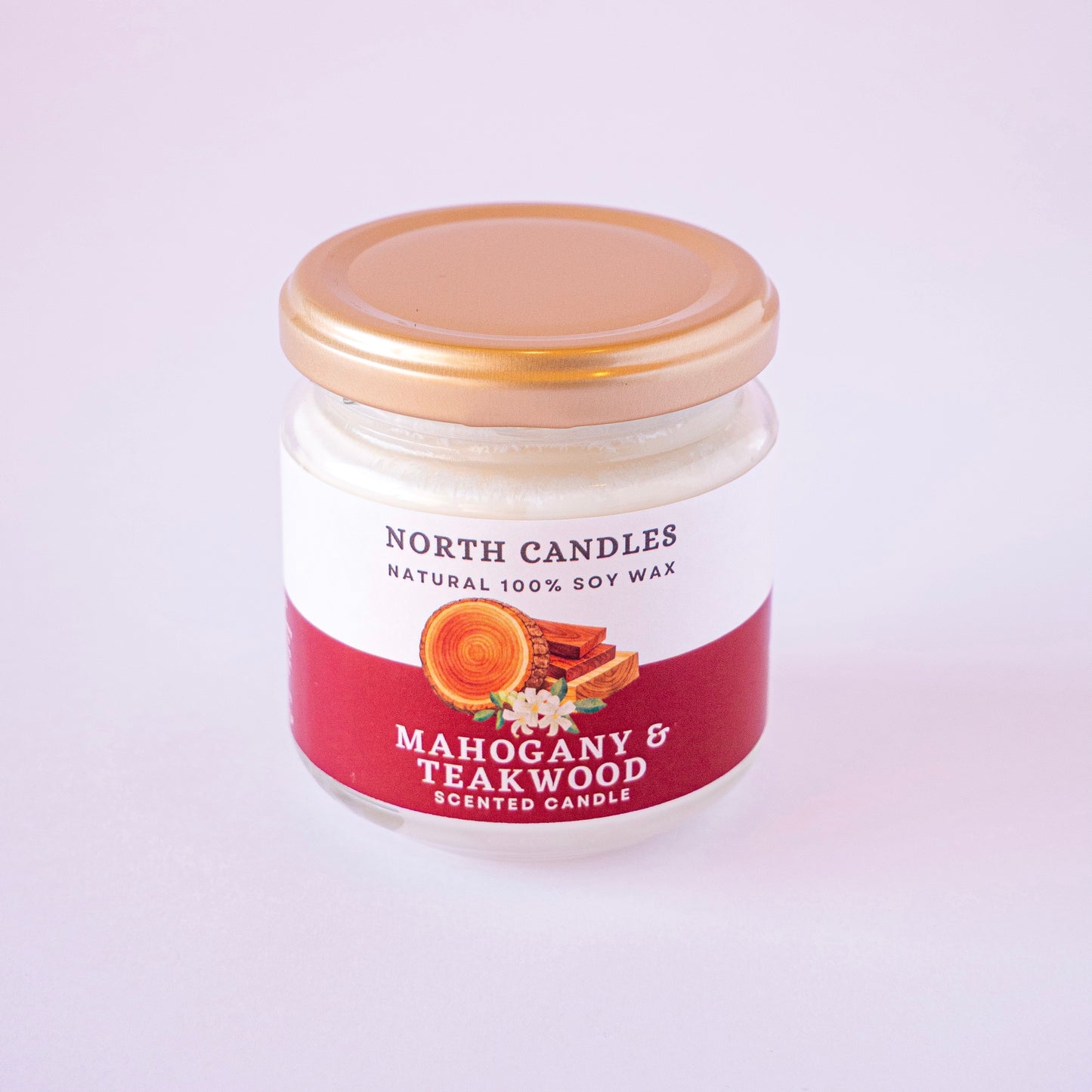 NEW マホガニーチークウッド ビンキャンドル