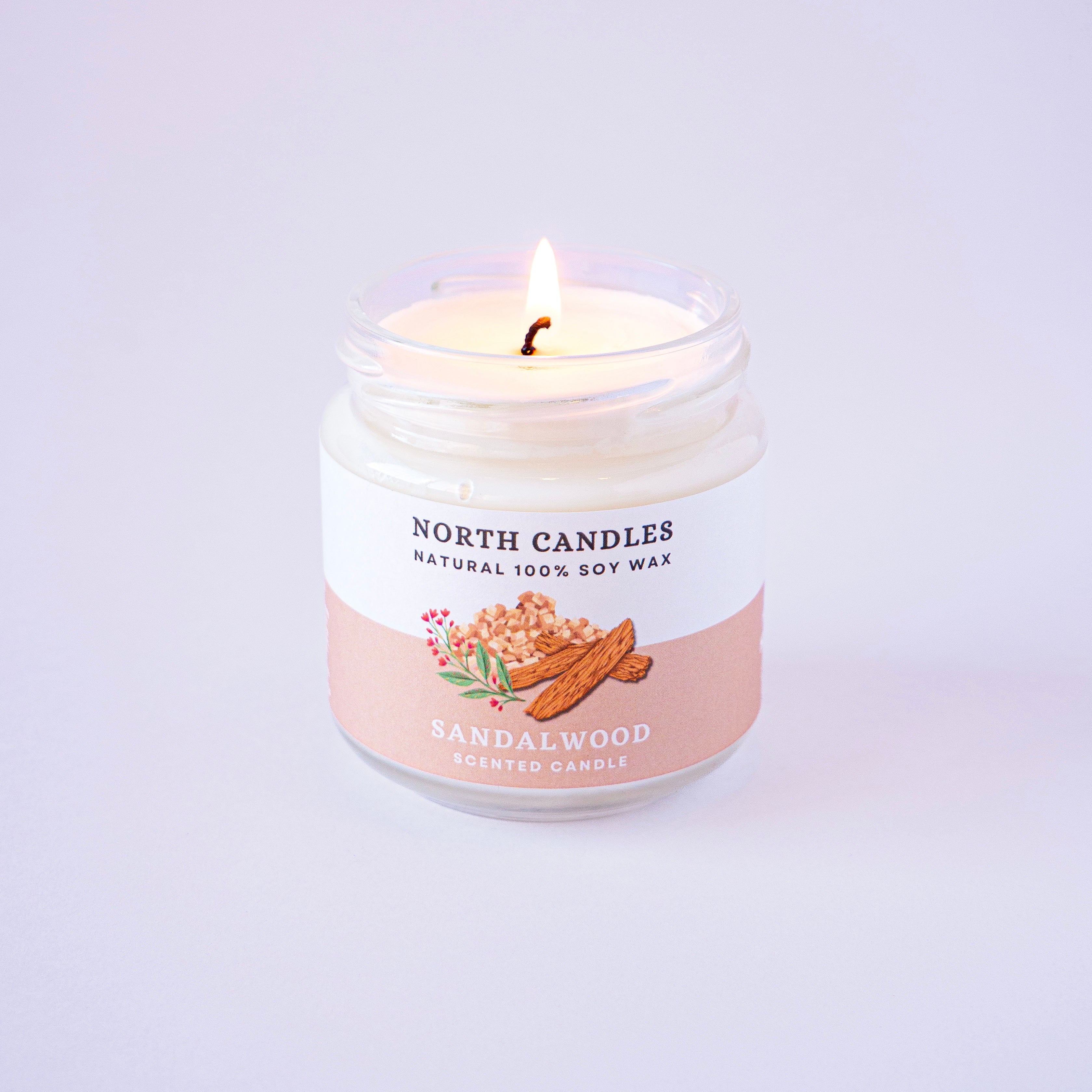 サンダルウッド ビンキャンドル – North Candles