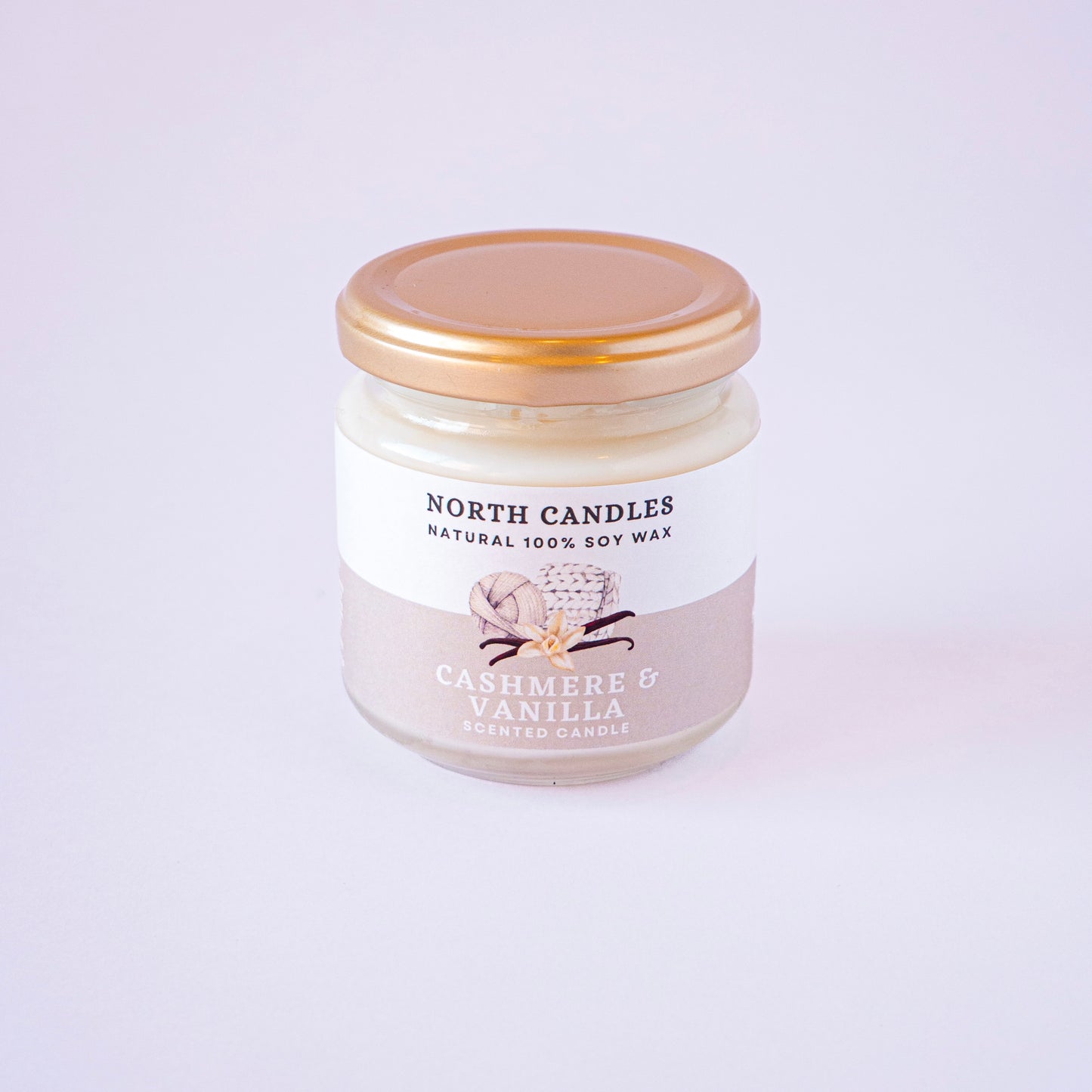 バニラ＆カシミア ビンキャンドル